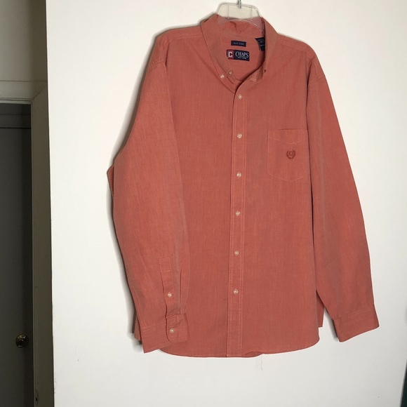 Chaps Other - CHAPS Easy Care Button Front Long Sleeve Shirt-XXL